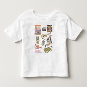 T-shirt Pour Les Tous Petits AMIS™   Graphique 3 icônes de dessin