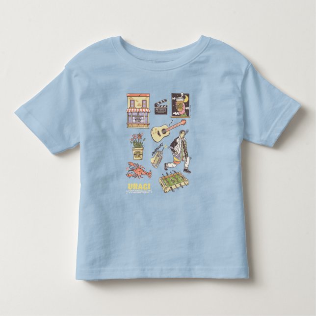 T-shirt Pour Les Tous Petits AMIS™ | Icônes de dessin graphique 4 (Devant)