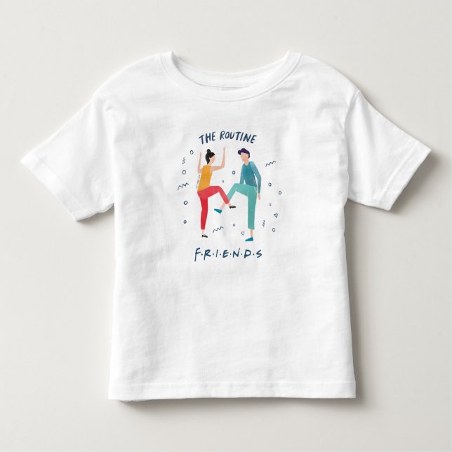 T-shirt Pour Les Tous Petits AMIS™ | La Routine (Devant)