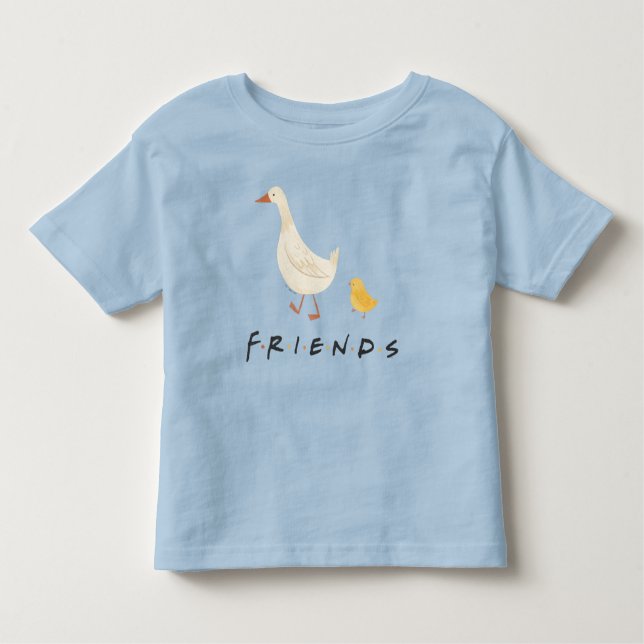 T-shirt Pour Les Tous Petits AMIS™ | Le poussin et le canard (Devant)