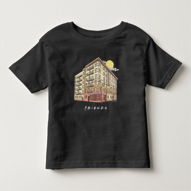 T-shirt Pour Les Tous Petits AMIS™ | Monica's Apartment Building 2 (Devant)