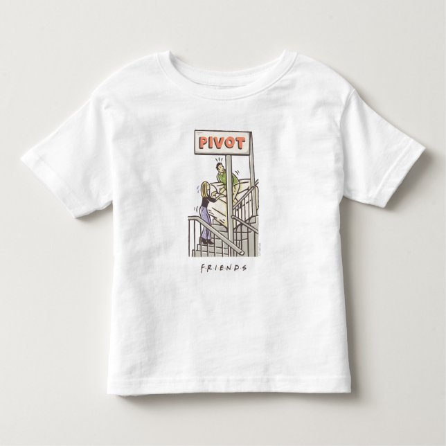 T-shirt Pour Les Tous Petits AMIS™ | Ross et Rachel PIVOT (Devant)