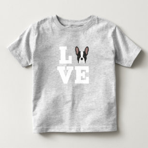 T-shirt Pour Les Tous Petits Amour de Frenchie  Mignons Chiens de taureau fran
