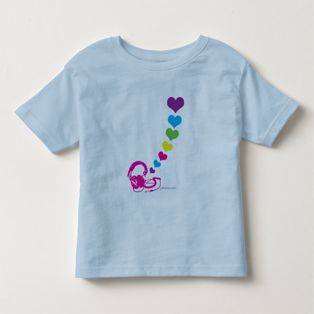 T-shirt Pour Les Tous Petits Amour de musique (Devant)