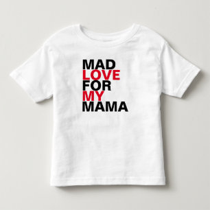 T-shirt Pour Les Tous Petits Amour Fou Pour Maman
