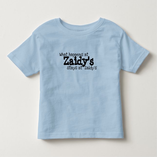 T-shirt Pour Les Tous Petits Amusant grand-père Zaidy Spock (Devant)