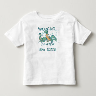T-shirt Pour Les Tous Petits Amusante nouvelle grande soeur Légume