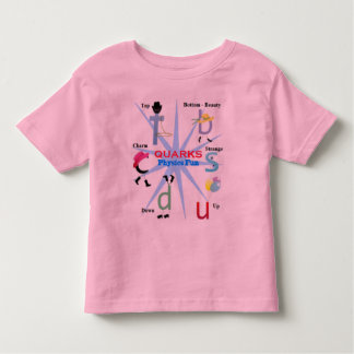 T-shirt Pour Les Tous Petits Amusement de physique de particules de quarks - la