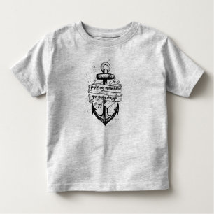 T-shirt Pour Les Tous Petits Ancre - marin