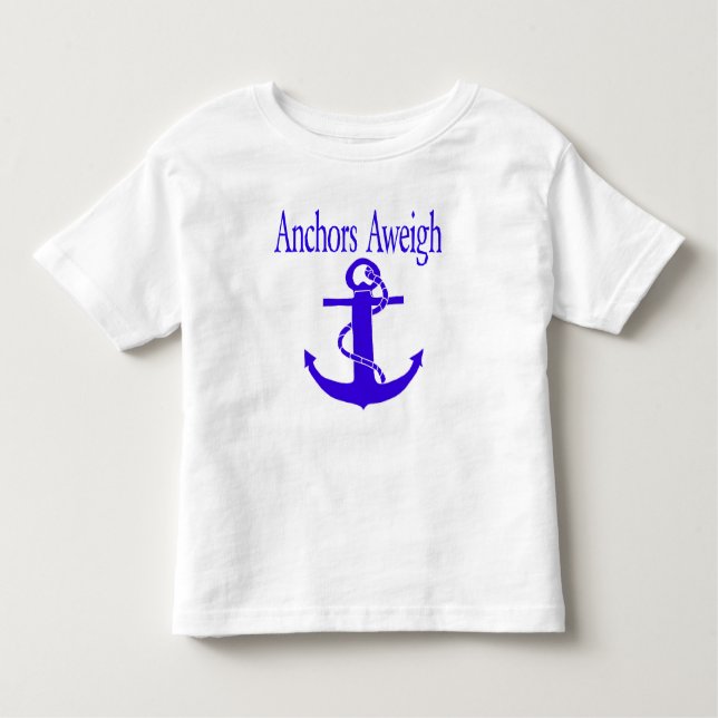 T-shirt Pour Les Tous Petits Ancres Aweigh (Devant)