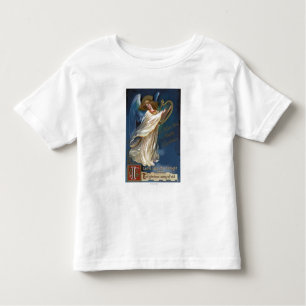 T-shirt Pour Les Tous Petits Ange avec une harpe
