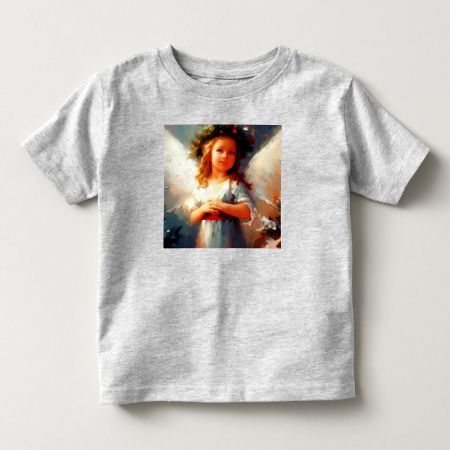 T-shirt Pour Les Tous Petits Ange de Noël 1 (Devant)