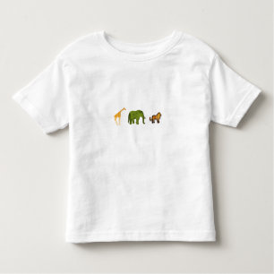 T-shirt Pour Les Tous Petits Animaux de zoo