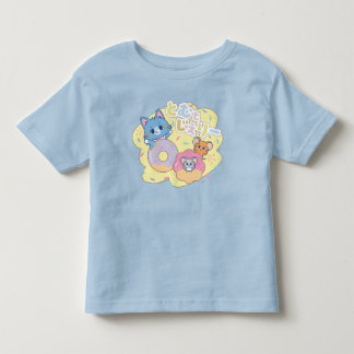 T-shirt Pour Les Tous Petits Anime Donut délice avec Tom, Jerry et Tuffy