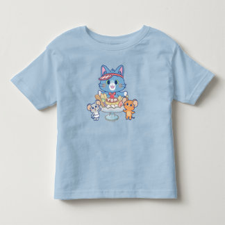 T-shirt Pour Les Tous Petits Anime Tom, Jerry et Tuffy Dessert Parlor