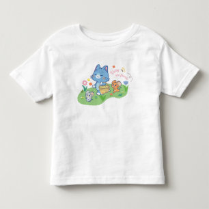 T-shirt Pour Les Tous Petits Anime Tom, Jerry et Tuffy Picnic
