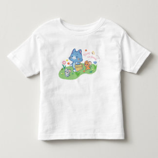T-shirt Pour Les Tous Petits Anime Tom, Jerry et Tuffy Picnic