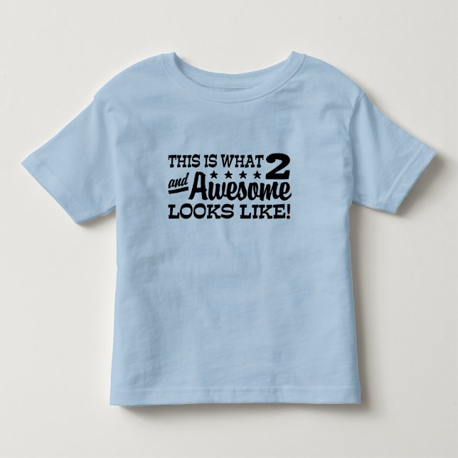 T-shirt Pour Les Tous Petits Anniversaire 2 ans (Devant)