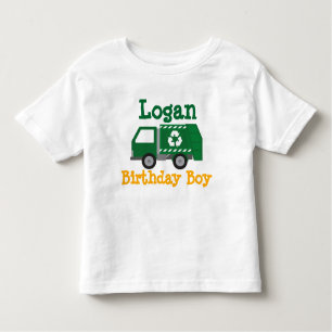 T-shirt Pour Les Tous Petits Anniversaire de camion de déchets