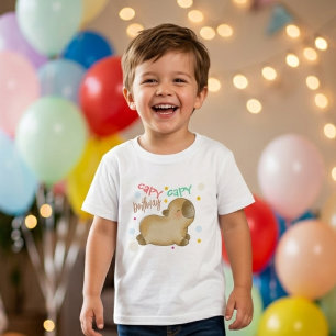 T-shirt Pour Les Tous Petits Anniversaire de capy capybara