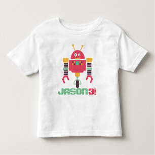 T-shirt Pour Les Tous Petits Anniversaire de robot