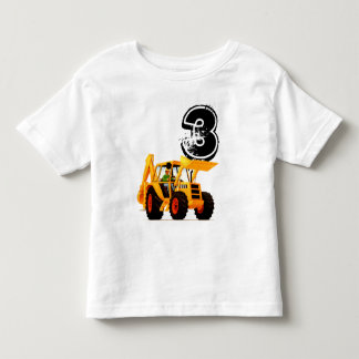 T-shirt Pour Les Tous Petits Anniversaire du bêcheur jaune fait sur commande de