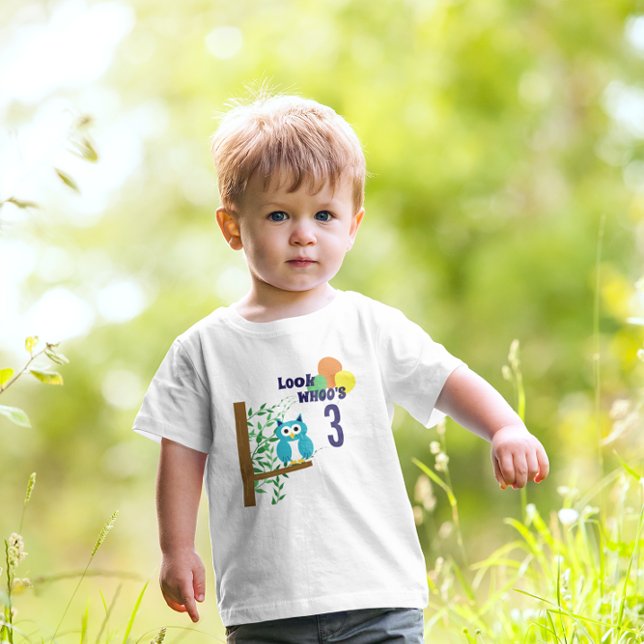 T-shirt Pour Les Tous Petits Anniversaire du hibou (Créateur téléchargé)