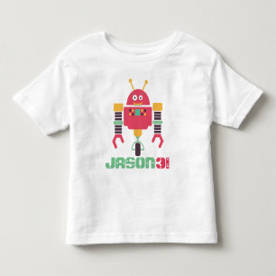 T-shirt Pour Les Tous Petits Anniversaire du robot