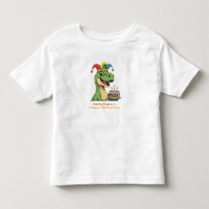 T-shirt Pour Les Tous Petits Anniversaire d'un an du joli T-Rex Magasin Magiq