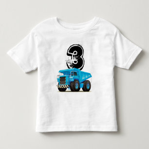 T-shirt Pour Les Tous Petits Anniversaire fait sur commande de camion de