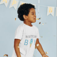 Anniversaire Garçon Crème de glace Nom âge