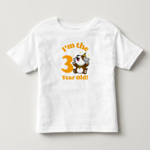 T-shirt Pour Les Tous Petits Anniversaire J'ai 3 ans - Joli Chien Boys