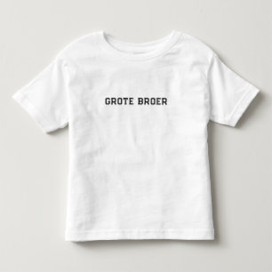 T-shirt Pour Les Tous Petits annonce de grossesse Grand Broer Peuter Shirt