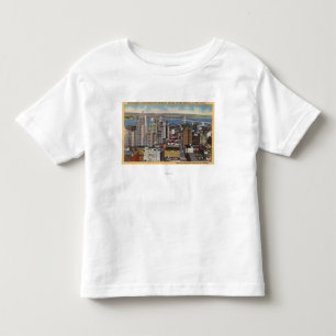 T-shirt Pour Les Tous Petits Antenne du centre ville, vue de pont de baie