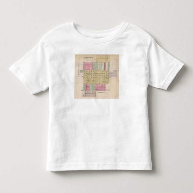T-shirt Pour Les Tous Petits Anthony, le comté de Harper, le Kansas (Devant)