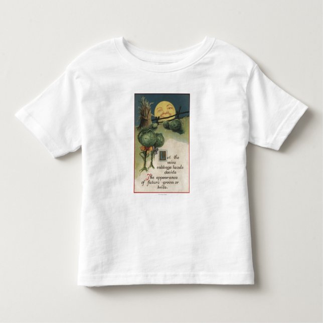 T-shirt Pour Les Tous Petits Anthropomorphisme de Halloween GreetingCabbage (Devant)