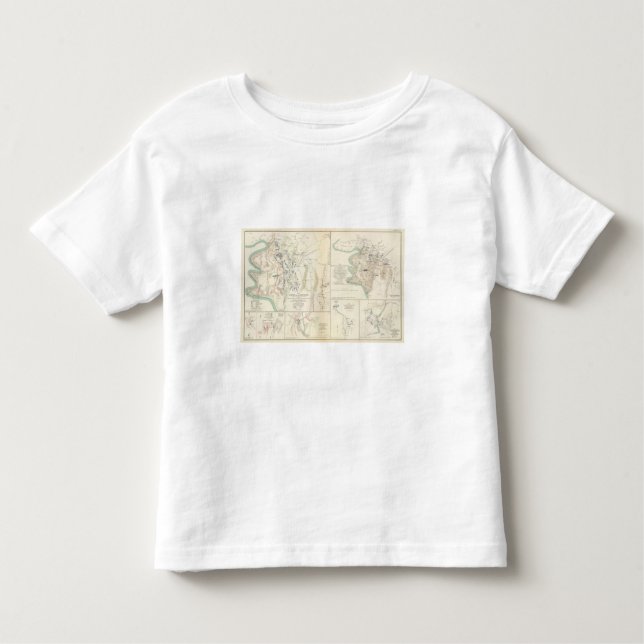 T-shirt Pour Les Tous Petits Antietam, Suffolk, Gettysburg (Devant)