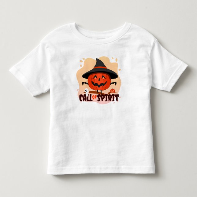 T-shirt Pour Les Tous Petits Appel de l'Esprit d'Halloween (Devant)