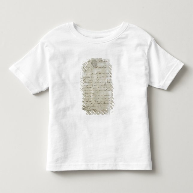 T-shirt Pour Les Tous Petits Appel de Maximilien de Robespierre (Devant)