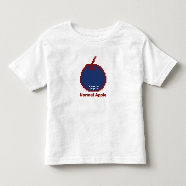 T-shirt Pour Les Tous Petits Apple numérique (Devant)