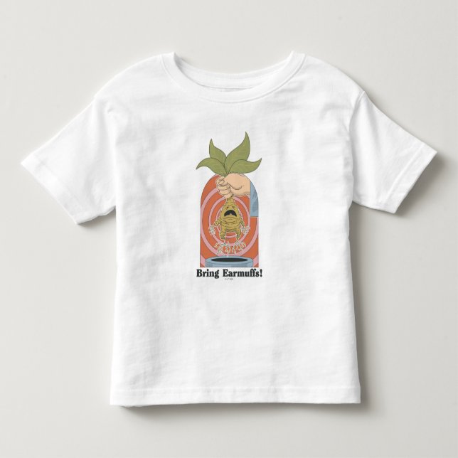 T-shirt Pour Les Tous Petits "Apportez des cache-oreilles !" Affiche graphique  (Devant)