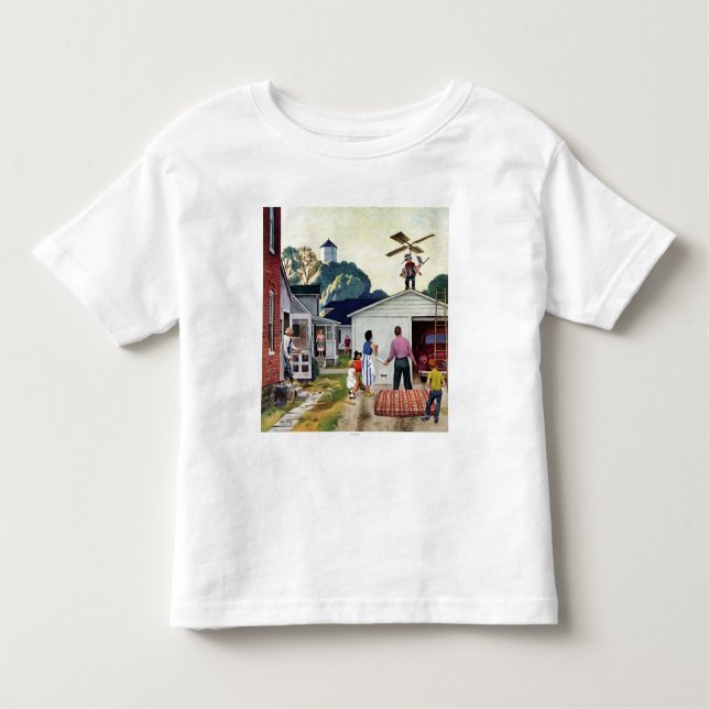 T-shirt Pour Les Tous Petits Apprendre à voler (Devant)