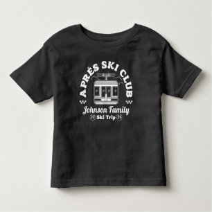 T-shirt Pour Les Tous Petits Apres Ski Club Family Friends Ski Trip Group