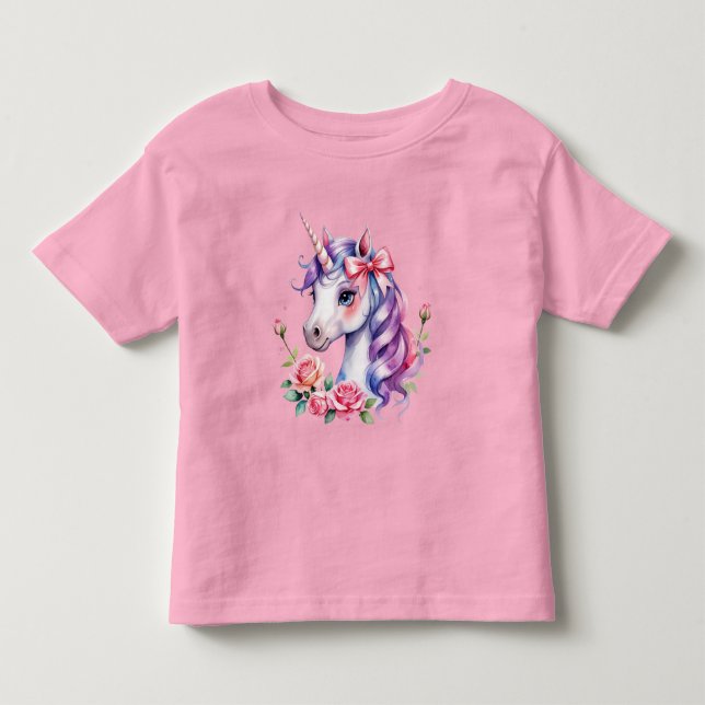 T-shirt Pour Les Tous Petits Aquarelle (Devant)