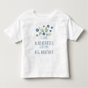 T-shirt Pour Les Tous Petits Aquarelle Bleuets