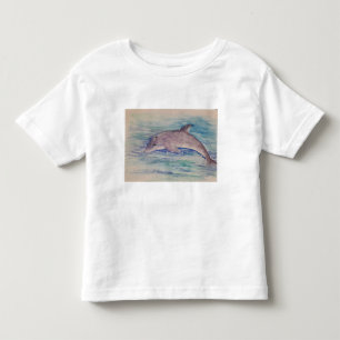 T-shirt Pour Les Tous Petits Aquarelle de dauphin