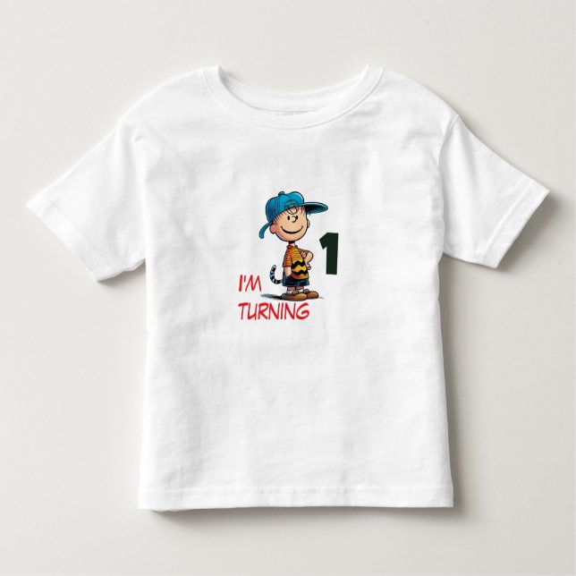 T-shirt Pour Les Tous Petits Aquarelle Pooh personnalisée Premier anniversaire (Devant)
