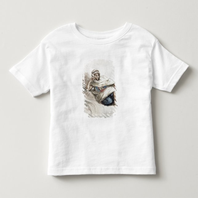 T-shirt Pour Les Tous Petits Arabe assis (Devant)