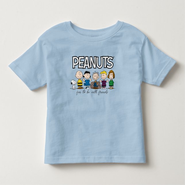 T-shirt Pour Les Tous Petits Arachides amis dans une rangée (Devant)