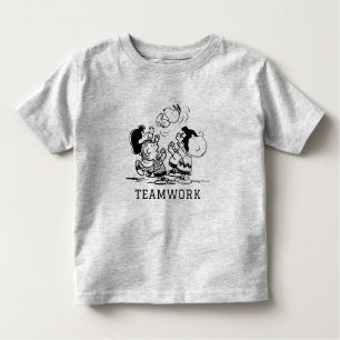 T-shirt Pour Les Tous Petits Arachides Gang Lifting Snoopy